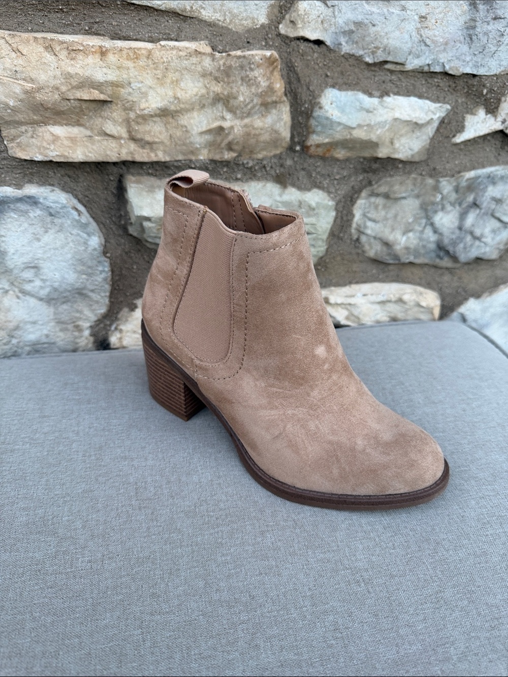 Sonoma Light Brown Suede Ankle Boots size 6.5 NWOT